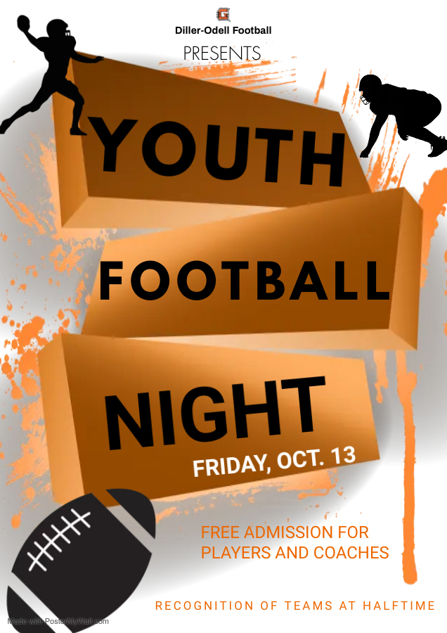 DillerOdell Youth Football NightOct. 13th